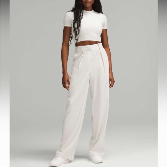 lululemon athletica Pants - Lululemon Wide Leg  High-Rise Trouser pants